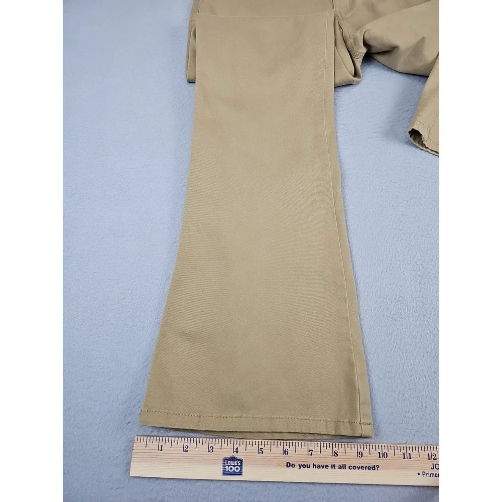 Tommy Hilfiger Pants Women's 8 32x31 Brown 5 Pocket Lightweight Stretch Bootcut